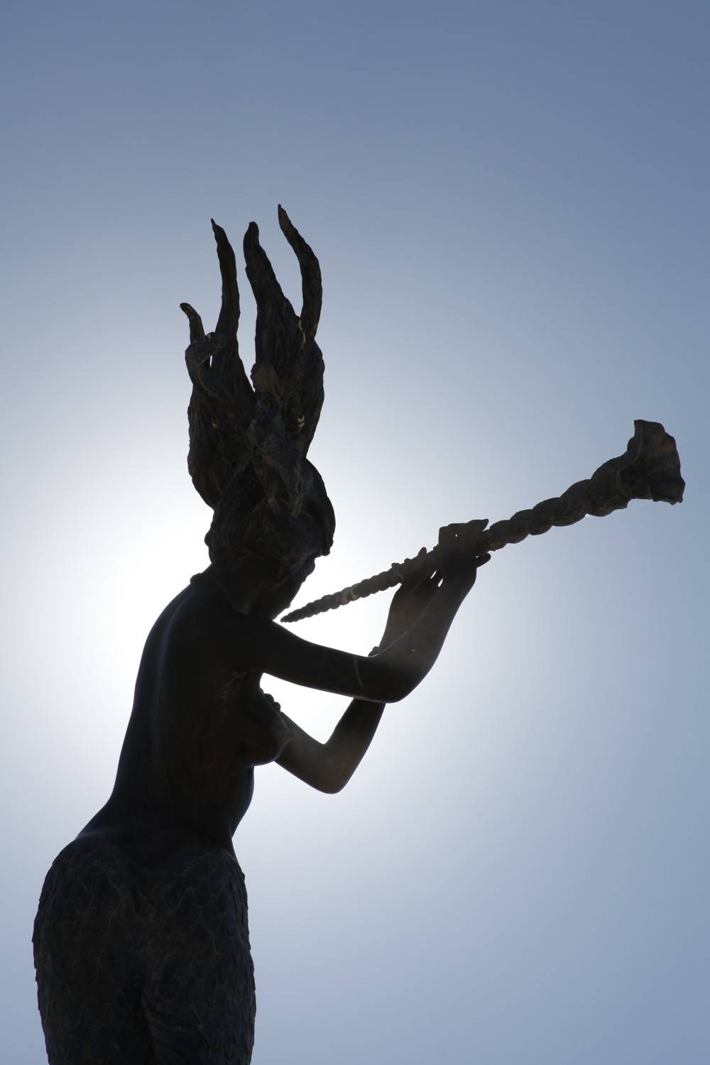 Russian Mermaid statues at Soter Point in Ventura, California