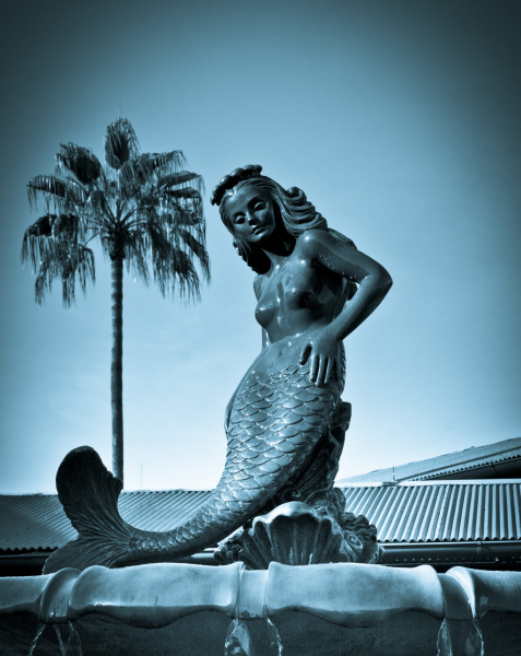 Mermaid Fountain from the Movie Splash.  Photo © by Doug Saletnik.