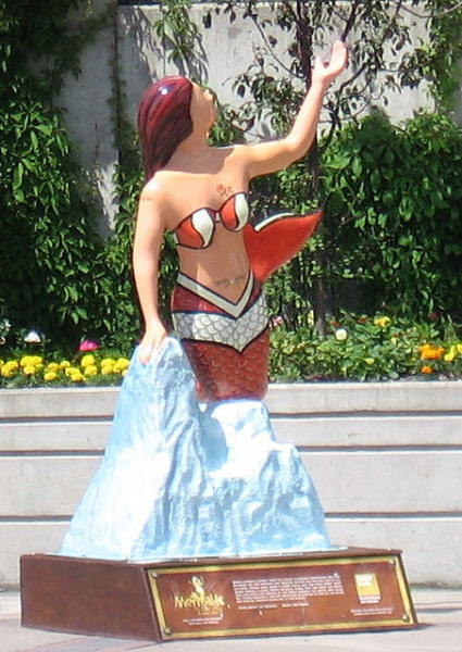 A St. Johns Mermaid.  Photo © by Heather Patey.
