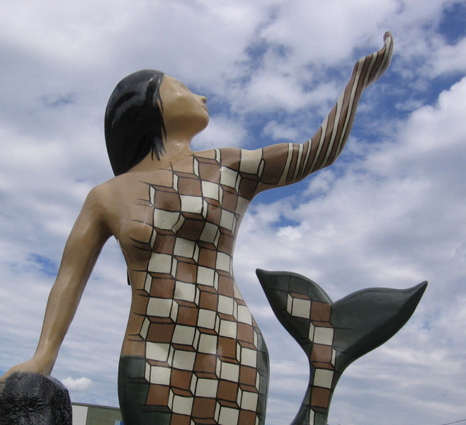 A St. Johns Mermaid.  Photo © by Heather Patey.