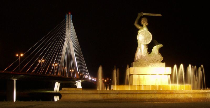 Syrenka at Swietokrzyski Bridge