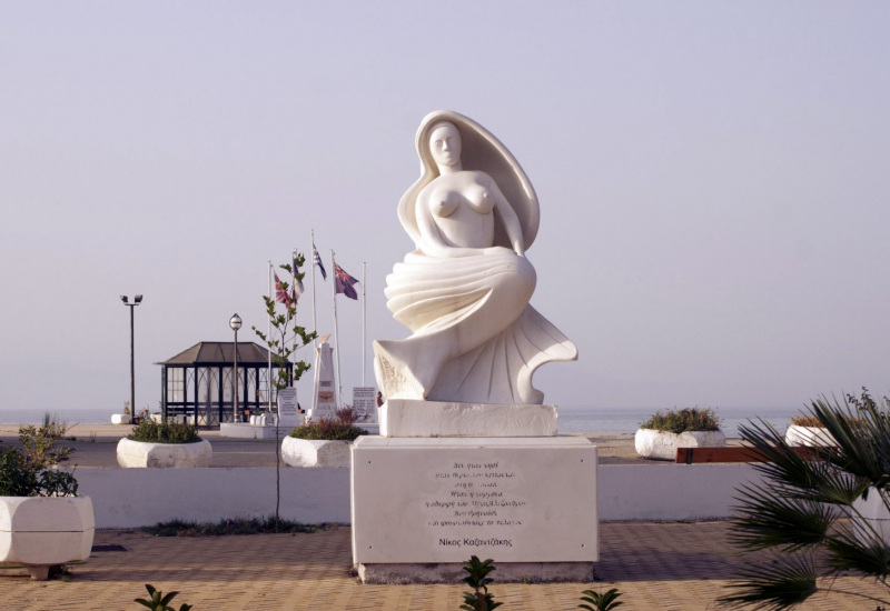 Mermaid Thessalonike on Thasos.  Photo © by Ioanna Tokmakidou.