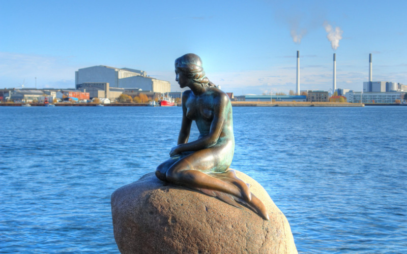 The Little Mermaid Statue in Copenhagen.  Photo by mike@nervousenergy.de  (CC BY-SA 2.0)