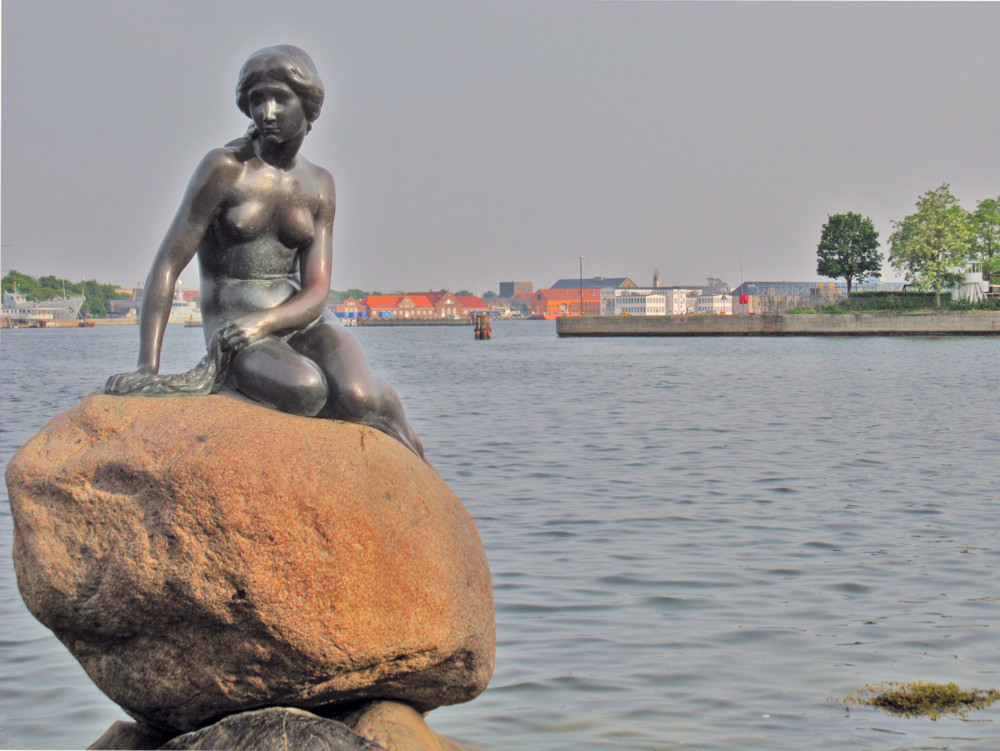 copenhagen mermaid figurine