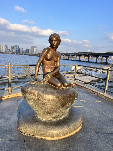 The Little Mermaid in Seoul. Photo © by Melissa Loehwing.