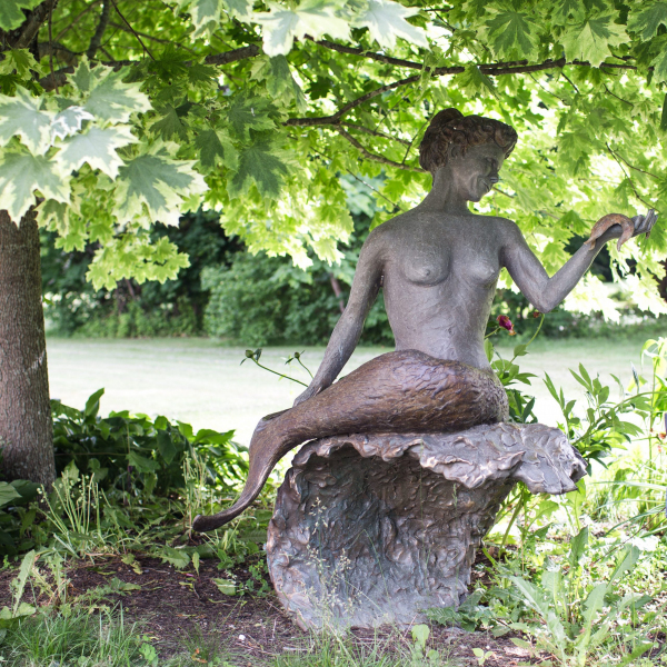 The Lorelie Mermaid in Unity, Maine.  Photo © by Micaela Bedell.