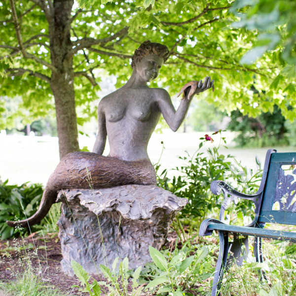The Lorelie Mermaid in Unity, Maine.  Photo © by Micaela Bedell.