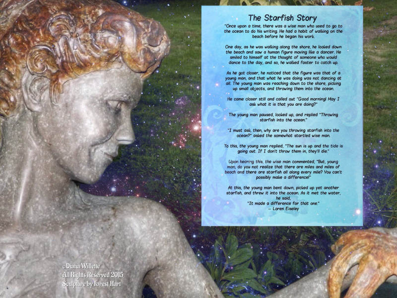 The Lorelie Mermaid in Unity, Maine.  Photo © by Diana Willette.