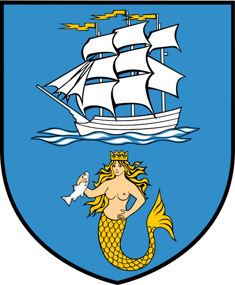 The Ustka City Coat of Arms