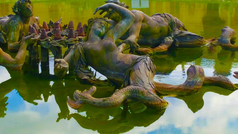Tritons and Mermaids at Versailles.  Photo © by Philip Jepsen.