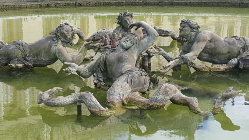 Tritons and Mermaids at Versailles.  Photo © by Philip Jepsen.