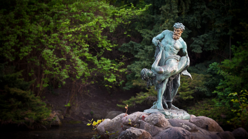 The Rare Catch in Berlin's Viktoria Park.  Photo © by Kobie van Rensburg.
