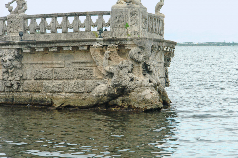 Mermaids at Villa Vizcaya.  Photo © by Philip Jepsen.