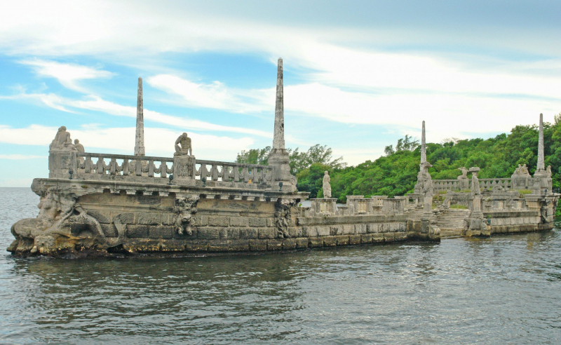 Villa Vizcaya Stone Barge.  Photo © by Philip Jepsen.