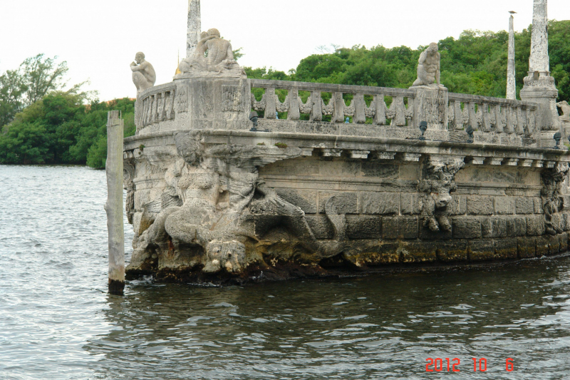 Villa Vizcaya Stone Barge.  Photo © by Philip Jepsen.