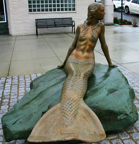 Whidbey Island Mermaid. 
Photo © by Gerry Oliver.