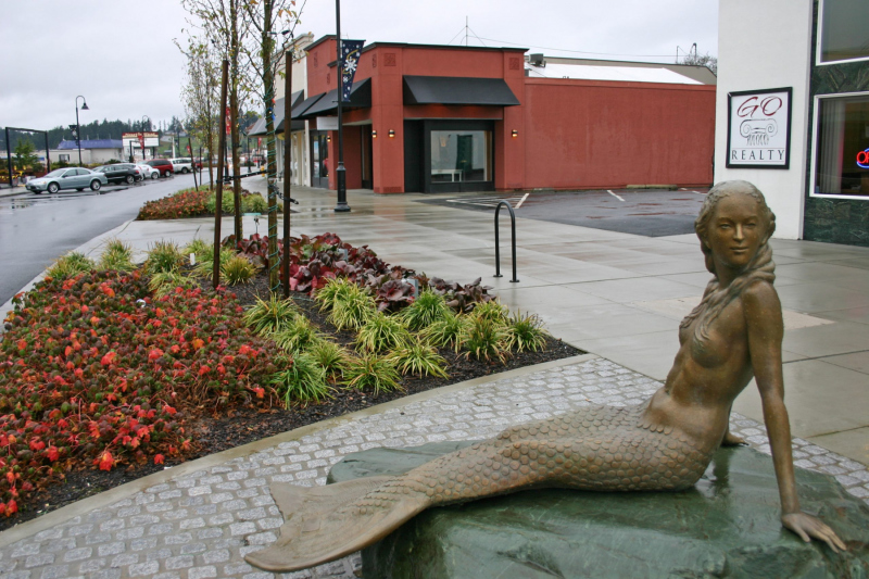 Whidbey Island Mermaid. 
Photo © by Gerry Oliver.