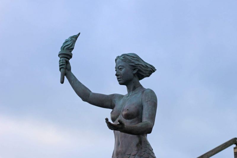 Yeongdo Lighthouse Mermaid.  Photo © by Flower La Warner.
