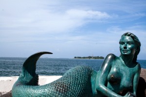 The mermaid "Sirena De Boca"