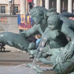 Trafalgar Square Mermaid fountains