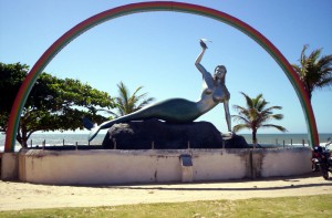 Mermaid Monument on Mermaid Beach
