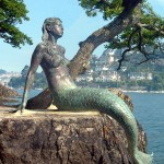 Mermaid statue - Miranda, Mermaid of Dartmouth.