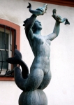 Mainz Fishwife Mermaid statue