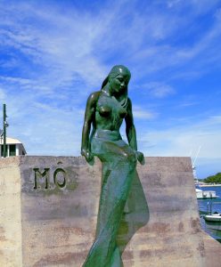 Mermaid sculpture at Mahon