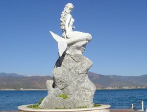 Mermaid Statue at Club & Hotel Letoonia