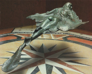 Angel of the Seas mermaid statue
