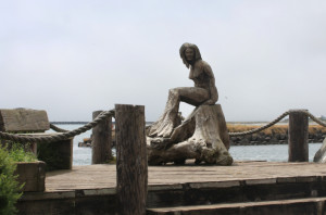 Crescent City Mermaid Statue.