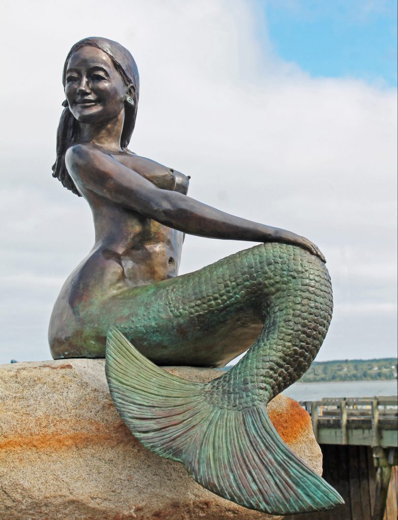 Eastport Mermaid Statue unveiled on August 1st
