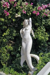 Mermaid Statue at Club & Hotel Letoonia