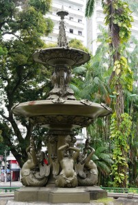 The Belém Mermaid Fountain.
