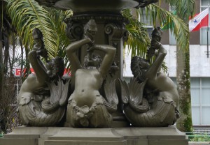 The Belém Mermaid Fountain.