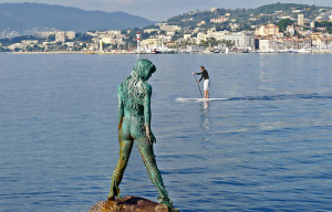 The Atlante 'Amphitrite' Mermaid Statue in Cannes