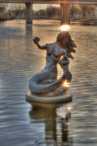 Pearl of the Concho Mermaid Statue