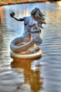 Pearl of the Concho Mermaid Statue