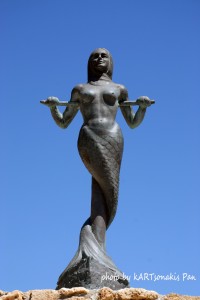 Mermaid Sculpture at Astros Beach