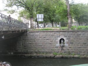 The Užupis Mermaid in Vilnius, Lithuania