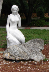 Weeki Wachee Park Mermaid Sculpture.