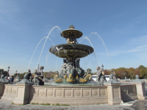 Fontaine Place de la Concorde, with mermaid statues.