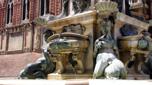 Neptune Fountain in Bologna