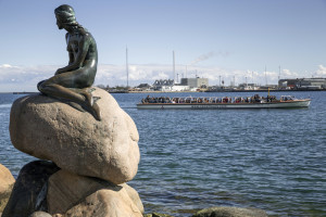 The Little Mermaid Statue in Copenhagen