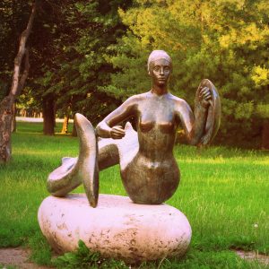 The Szabó Mermaid in Budapest.