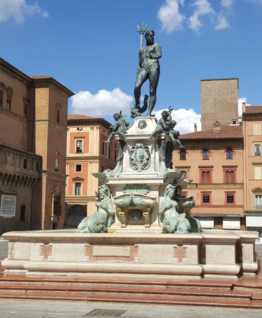 Fountain of Neptune in Bologna