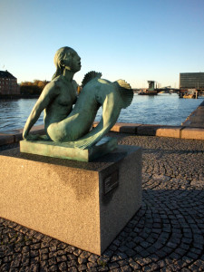 The Smaller Mermaid Statue