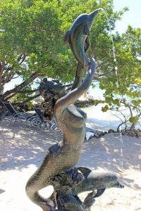 Mermaid on Little French Key, Honduras