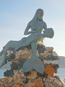 Mermaid and Fisherman on Syros
