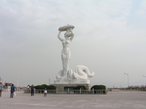 Shekou Mermaid Statue in Shenzhen
